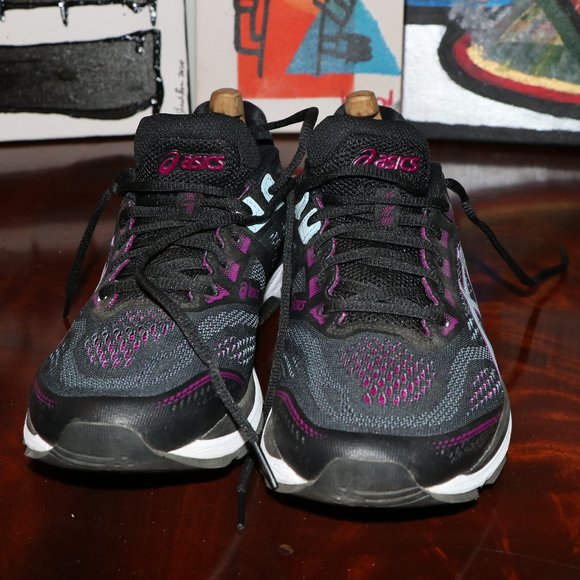 Asics Gt 2000 7 Gel Runners Sz 11 Black/Skylight Like new - Picture 7 of 8